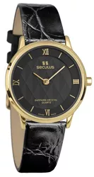 1610.1.106 black, pvd, black leather