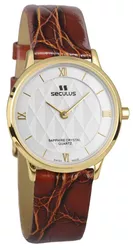 1610.1.106 white, pvd, brown leather