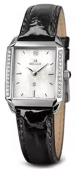 1676.2.762 mop, ss swarovski stones, black leather