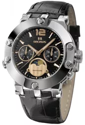 1690.5.706 black-rose, ss, black leather