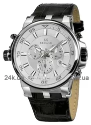 4510.5.503D white, ss, black leather