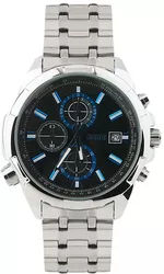 9107 Silver Black Dail BOX